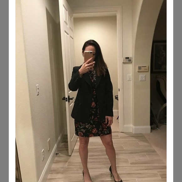 A.L.C. Nadia mock neck floral silk dress - Picture 12 of 14